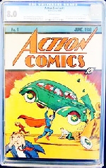 Truyện tranh Superman bán giá kỷ lục 1,5 triệu USD